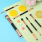 Docolor - 6 Pieces Double-Ended Eye Brush Set