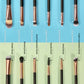 Docolor - 6 Pieces Double-Ended Eye Brush Set